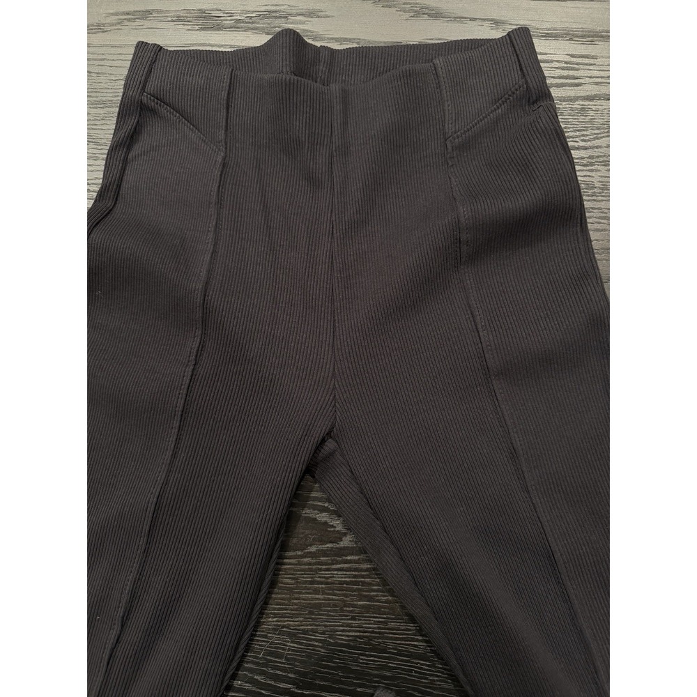 ZARA KIDS GIRL black FLARED LEGGINGS Elastic Waist size 11-12 - Picture 3 of 5